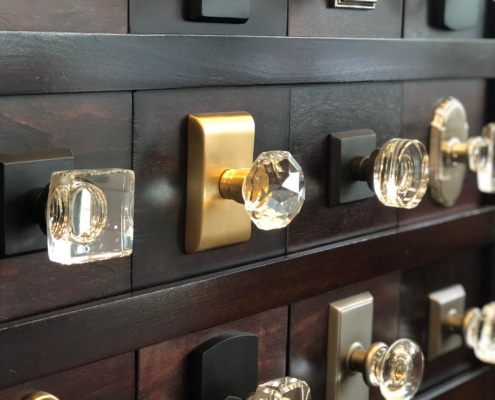 emtek crystal knobs